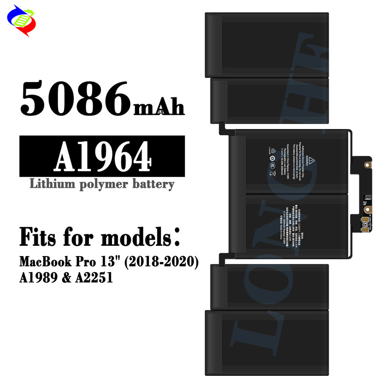 Suitable for Apple MacBook Pro 13inch /A1989/A2251 Laptop Battery Replacement A1964
