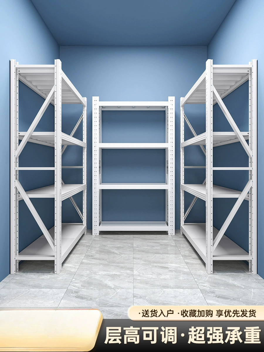 Складские стеллажи, многоярусные стеллажи для хранения, бытовые напольные стеллажи для склада, коммерческие прочные складские гаражные железные стеллажи