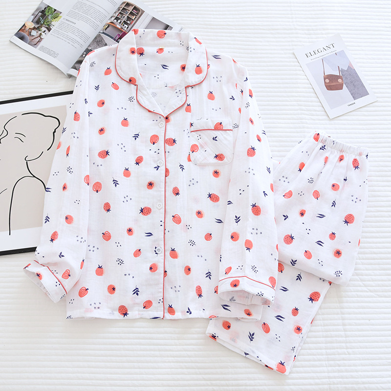 SXLホワイトトマトクレープパジャマ