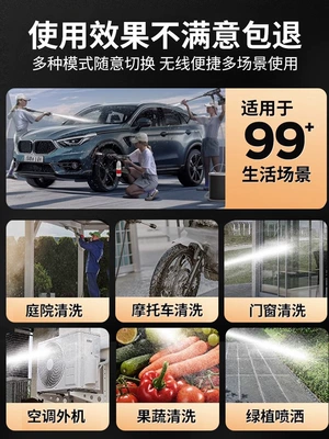 a powerful new type of rechargeable Portable car washer