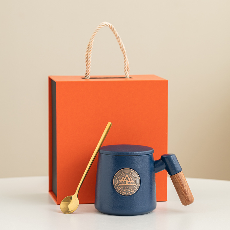 Festival del Medio Otoño regalo de mano mano mano mano de bronce con filtro ins Wenchuang pequeña taza fresca regalo de apertura escolar al por mayor