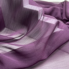 30D silk crepe, thin and lightweight digital crepe chiffon fabric for Hanfu ancient style A-line dress with front opening collar fabric.