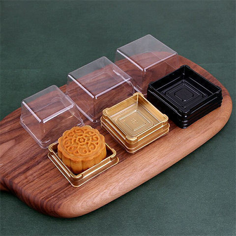 月饼包装盒透明盒子烘焙蛋黄酥雪媚娘肉松饼吸塑盒家用|undefined