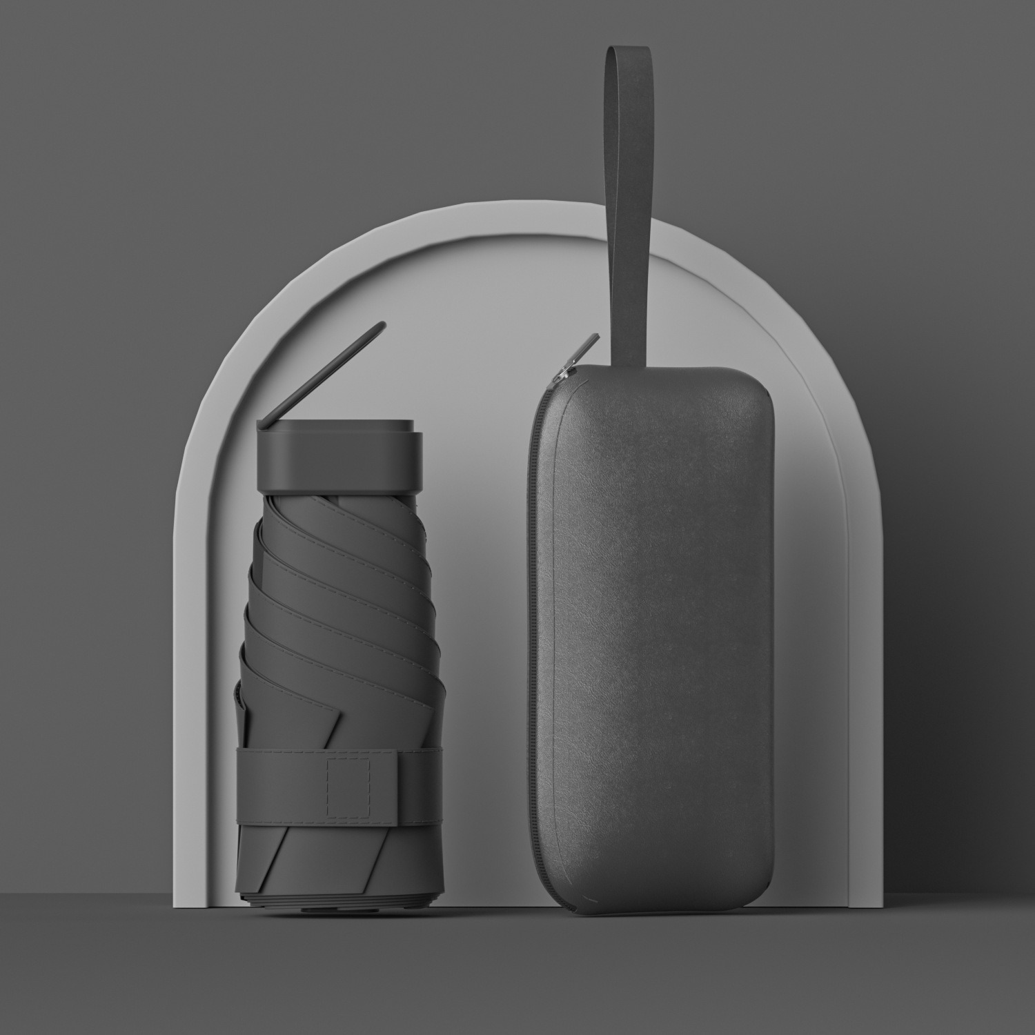 Paraguas de protección solar de vinilo creativo mini paraguas de seis pliegues paraguas de cápsula de bolsillo pequeño para mujer lluvia y lluvia paraguas de sol de doble uso