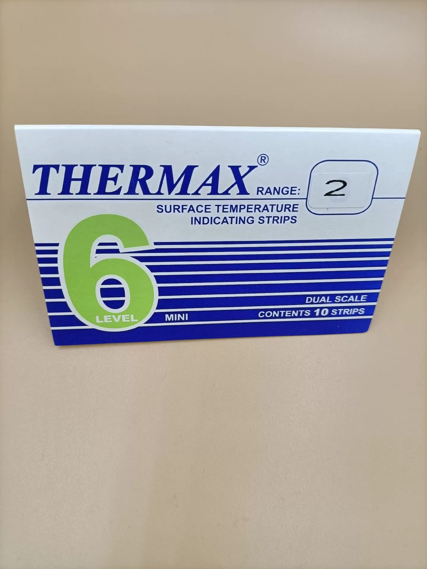 Бумага для измерения температуры 6-2:44-62 градуса British THERMAX Тестовая бумага для измерения температуры с 6 сетками