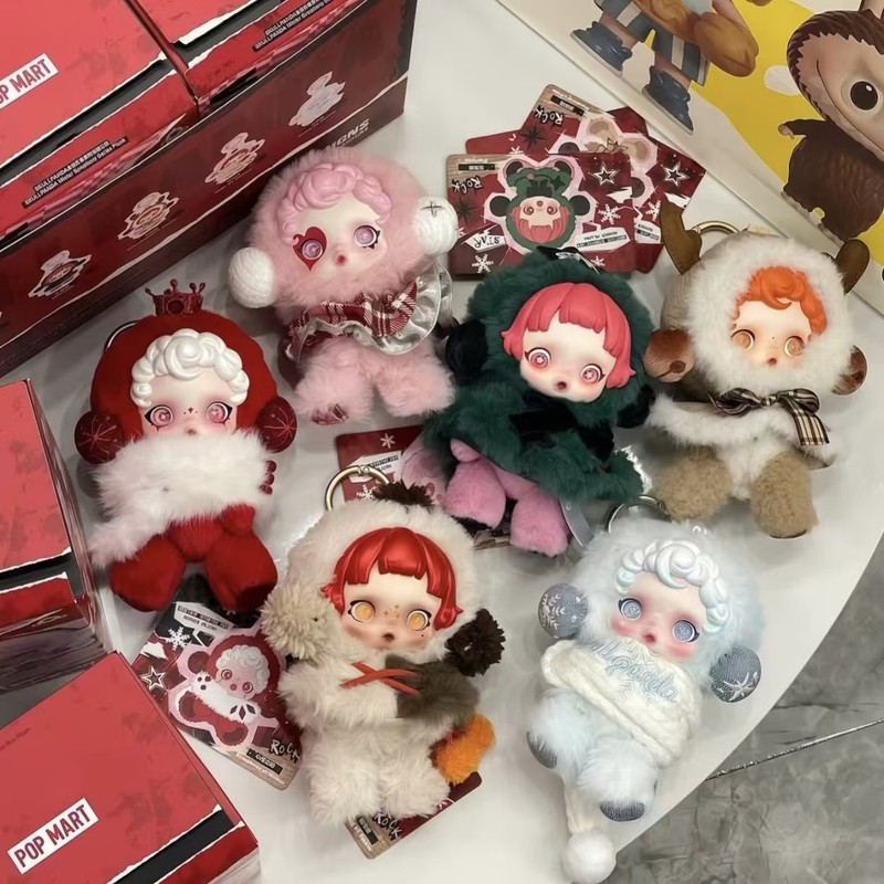 冬日乐章SKULLPANDA系列搪胶毛绒盲盒手办背包挂件公仔潮玩新品|undefined