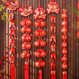 过年装饰挂件2026马年辣椒串挂饰春节家用客厅场景布置新年装饰