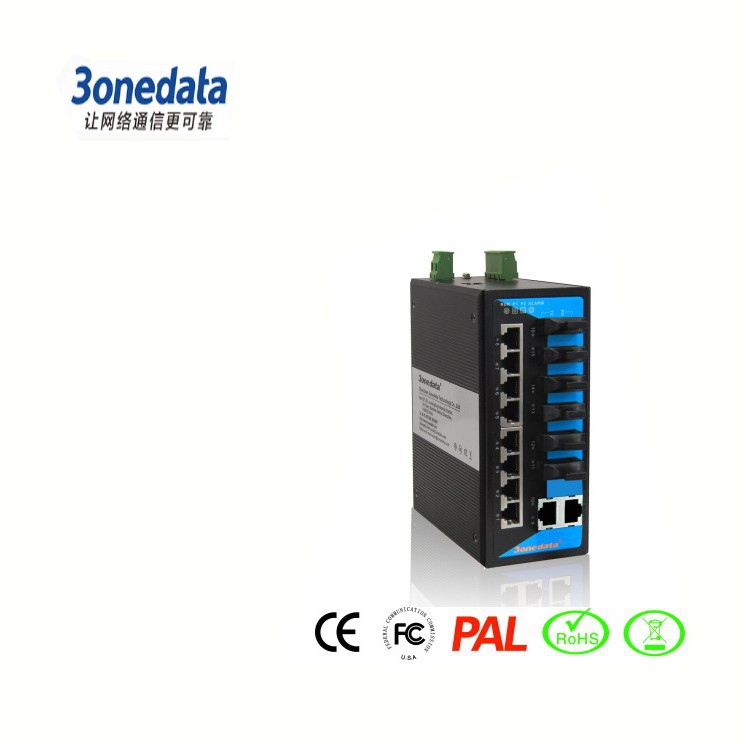 IES3016-6F-P(12/48VDC) 16 口 10/100M 非网管型导轨式交换机