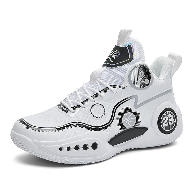 Zapatos de baloncesto de hombre de tamaño grande, zapatos transpirables de verano, zapatos deportivos casuales, zapatos de carrera de alto perfil image 9
