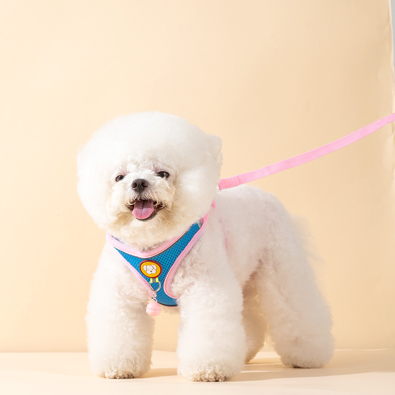 Chaleco tipo cuerda de tracción para perros, correa de pecho para cachorros Pomegranati, cadena para perros, cuerda de paseo para perros