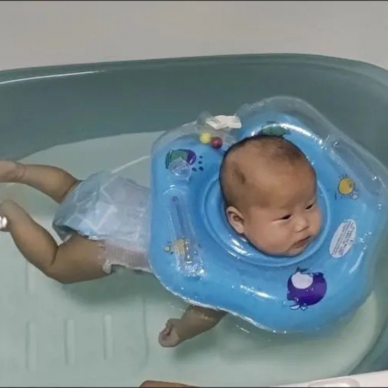 Anillo de natación para cuello de bebé Anillo de natación para niños pequeños Anillo de cuello de bebé para niños Anillo de axilas ajustable Comercio exterior