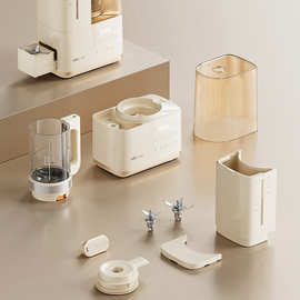 小熊PBJ-D12N5破壁机可拆卸刀头家用水豆分离豆浆机全自动加热