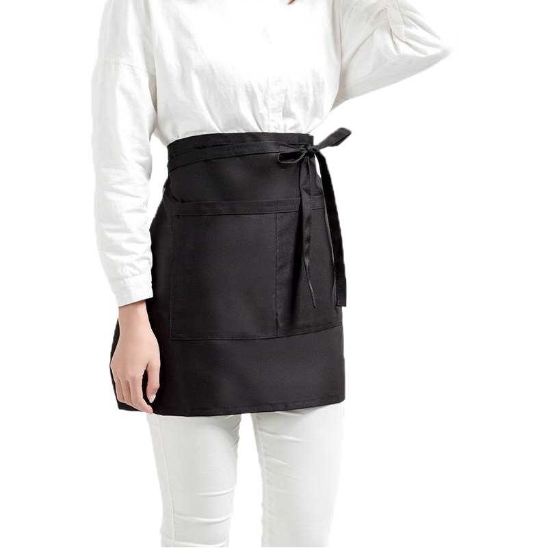 Los fabricantes de delantal de medio cuerpo a prueba de agua suministran imitación refinada NI hogar cocina cafetería guardapolvos en stock personalización al por mayor