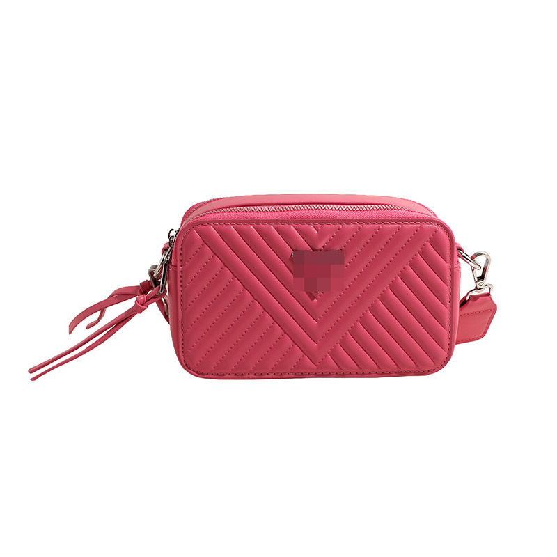 Bolso de hombro transfronterizo tendencia de la moda femenina tira de rombos bolso cuadrado pequeño casual todo-fósforo sentido de alta gama bolso de mensajero de estilo europeo y americano