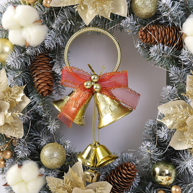 Nueva decoración de Navidad guirnalda simulación ratán Navidad guirnalda puerta colgante ventana Decoración Accesorios decoraciones de Navidad