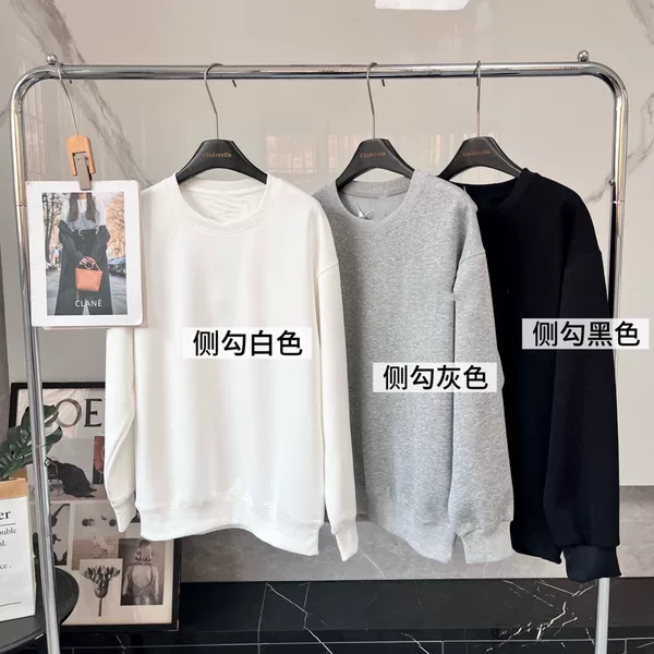 Bh6720 Autumn and Winter Unisex Couple Style American Retro Embroidered Sweatshirt Round Neck Pullover Top