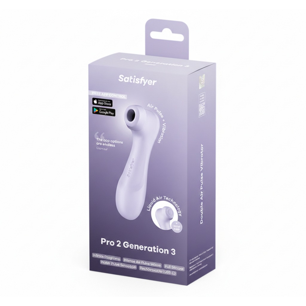 Satisfyer Pro2 G3 APP Yue Dong, versión mejorada del dispositivo de masturbación y succión erótica para mujeres adultas.
