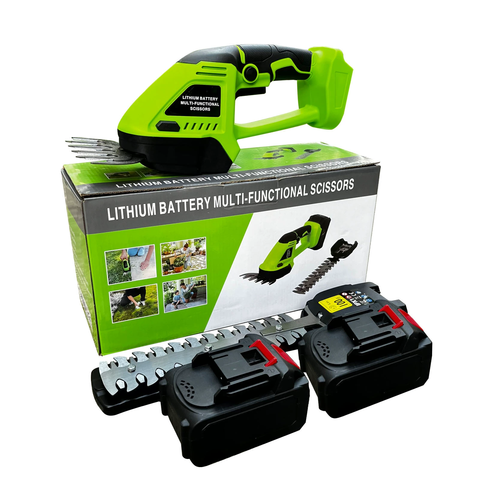 Зеленый забор машина Электрический секвестор двойного назначения, литиевая электрическая газонокосилка ручной зеленый забор машина универсальный интерфейс MT