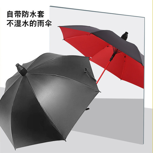 Wholesale 27-inch golf umbrellas with straight handles, full-fiber wind-resistant business gifts, advertising automatic umbrellas, waterproof covers