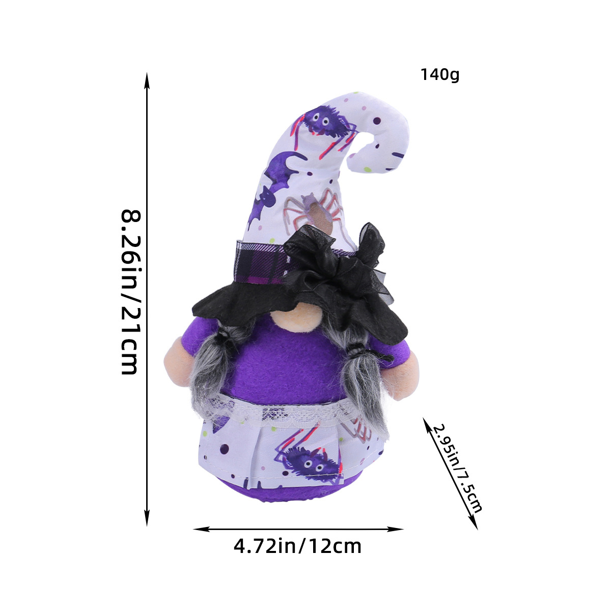 Hong Kong amor Amazon Halloween muñeca sin rostro decoración fantasma Festival enano muñeca decoración del partido accesorios de la muñeca