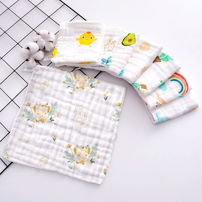 Children's eating bib, gauze towel, baby hygiene product for new born for face washing, handkerchief