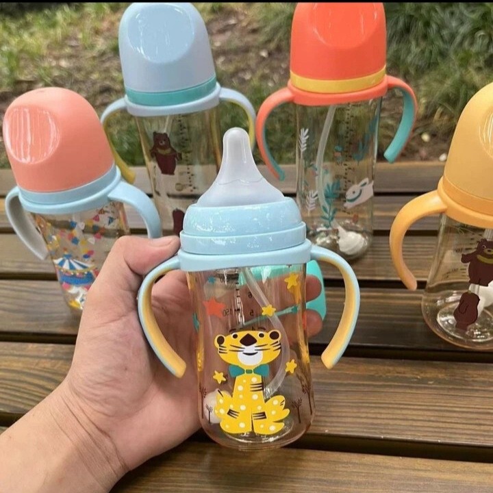 Wide-Mouthed Baby Bottle, Bottle Cap, Water Cup, Straw Cup, Stylish Water Cup