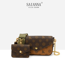 赛安娜高版本单肩斜挎链条信封包包女式2025新款韩版百搭小方包女