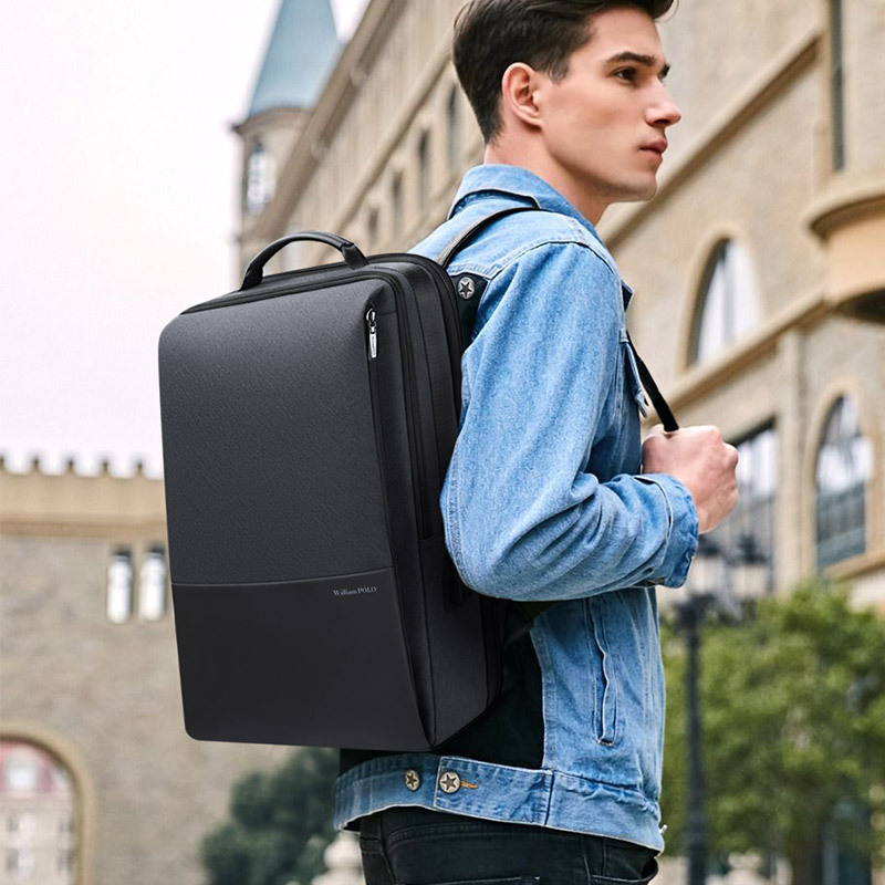 Ba lô nam chống nước đa năng Hoàng đế Paul, đựng laptop 15.6 inch