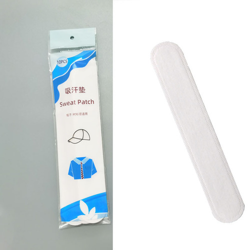 Wholesale white disposable head pad sweat pad sweat sticker effectively prevents sweat and maintains hygiene