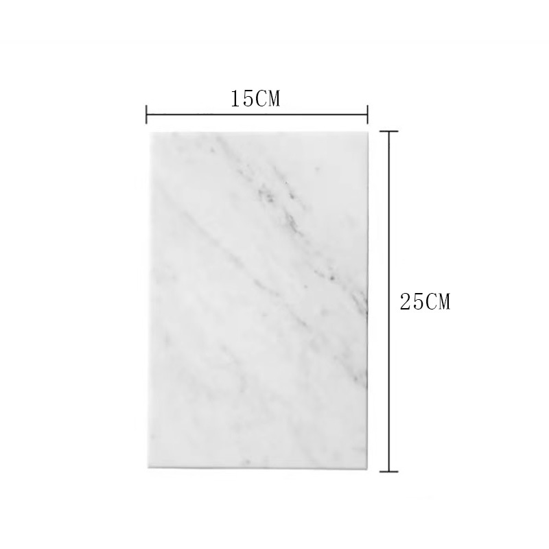 Nórdico ins estilo mármol natural bandeja hogar Mesa almacenamiento bandeja de almacenamiento de alimentos rectangular bandeja de almacenamiento de baño