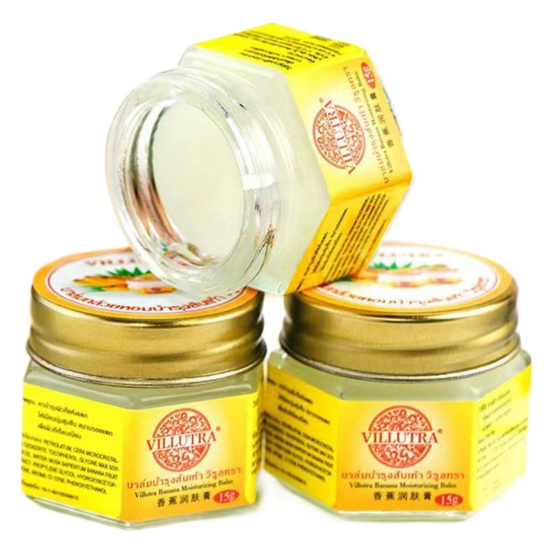 [С китайским стандартом] крем для рук от растрескивания пятки из Таиланда Villutra с банановой эссенцией против растрескивания