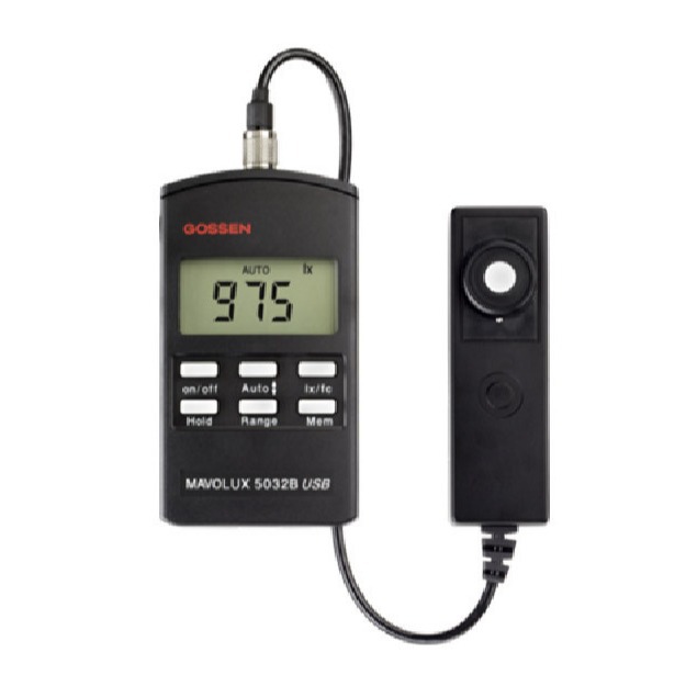 德国Gossen便携式手持照度计MAVOLUX 5032 B USB