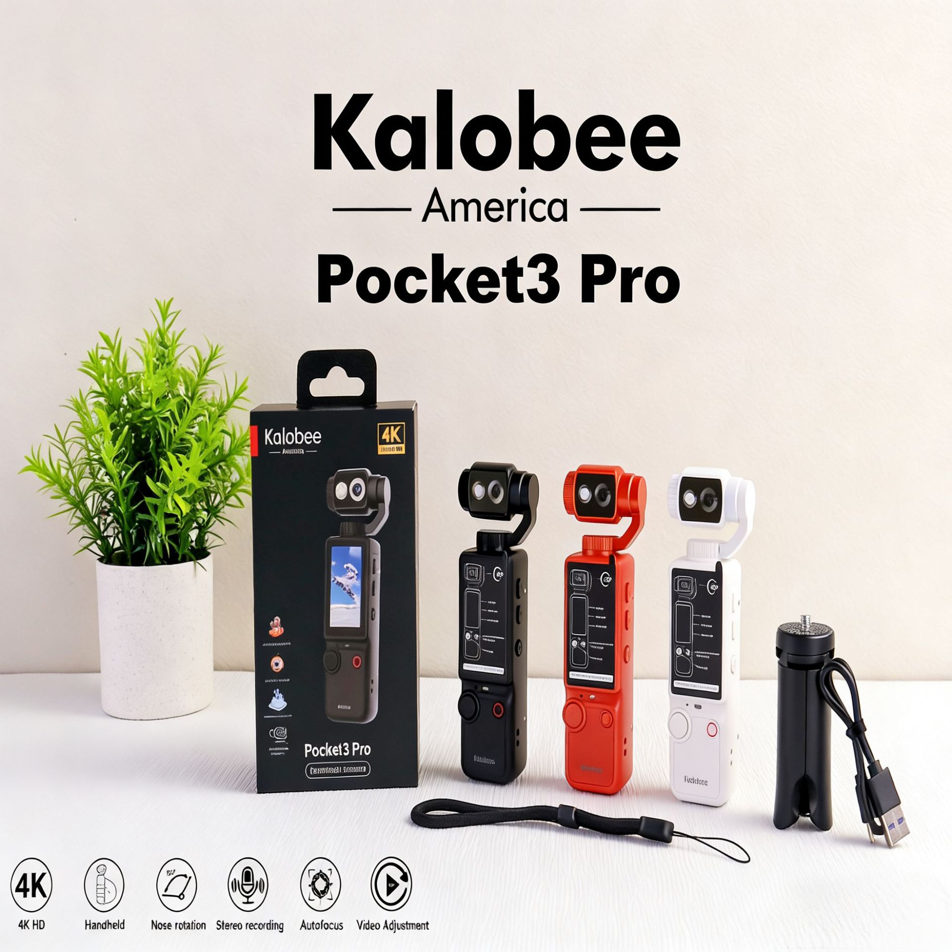 Cross-border 4K HD handheld Pocket3 Pro outdoor sports camera…