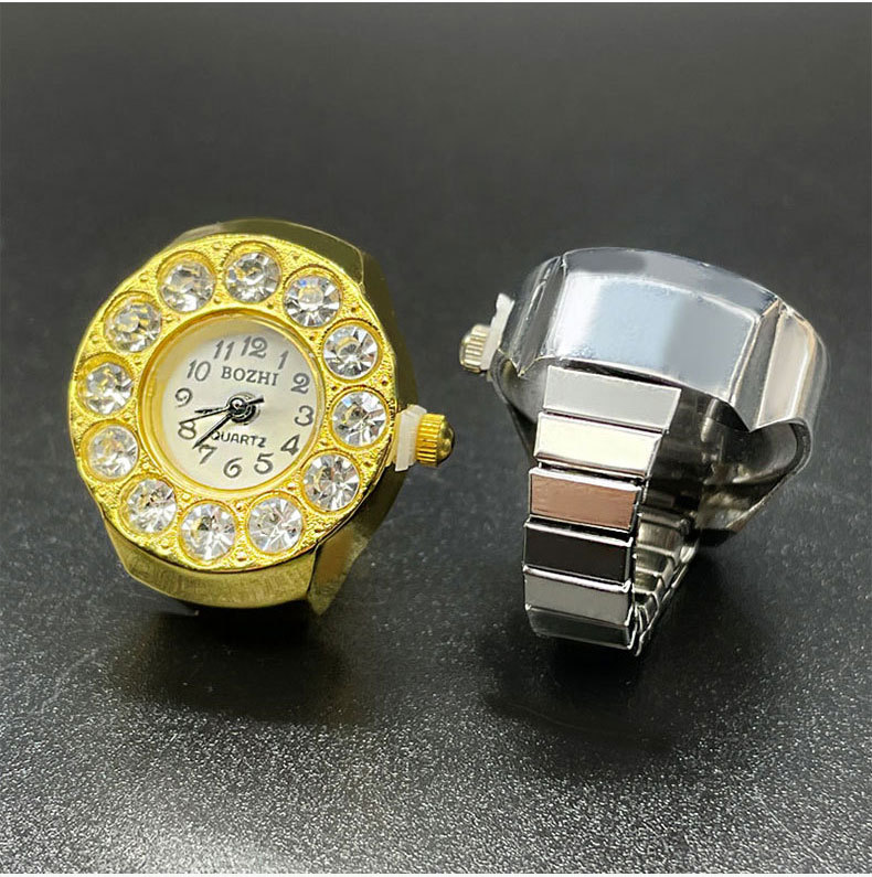 Round Pattern All Seasons Season Unisex Gender Casual Style Casual Round Quartz Watch Rings