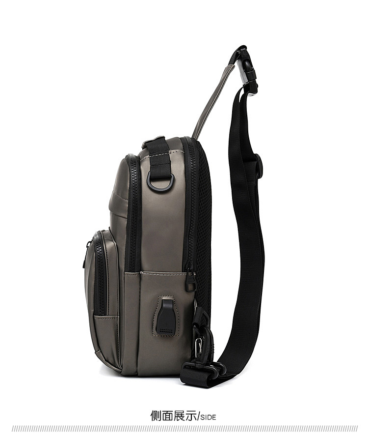 Wholesale New Men's Business Messenger Bag Casual Fashion Travel Chest Bag display picture 4