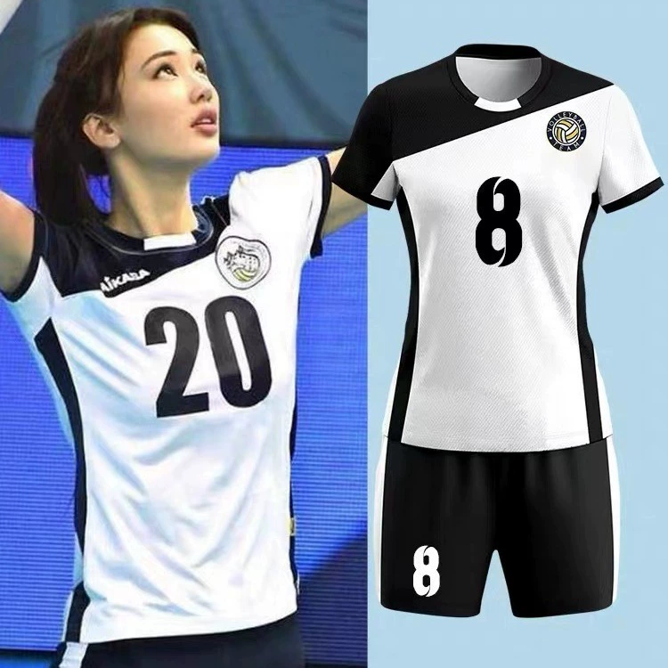 Оптовая продажа волейбольной формы для девочек, униформы команды для соревнований, спортивная одежда для воздушного волейбола, мужская тренировочная форма с короткими рукавами и печатными номерами