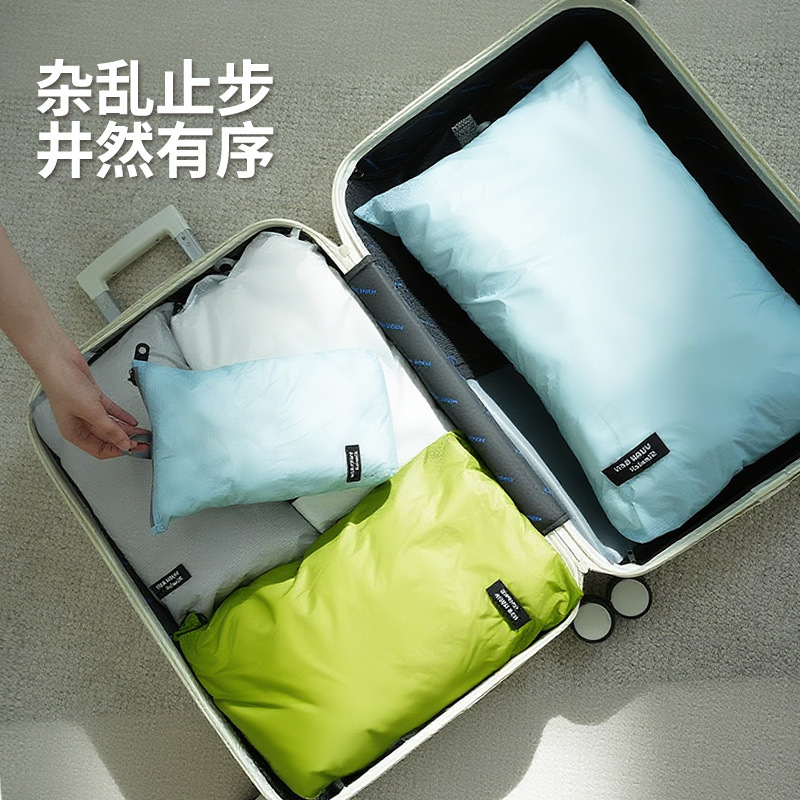 素朴时光涂硅防水大容量脏衣袋衣物旅行收纳袋出差行李箱分装袋子|undefined