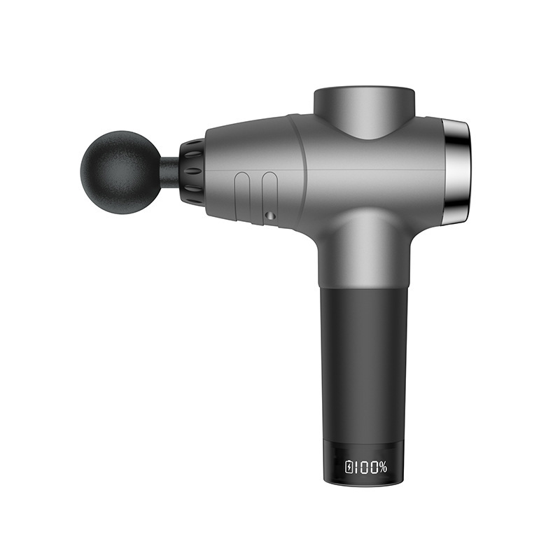 Pantalla táctil transfronteriza fascia pulso relajación muscular carga masajeador de vibración acondicionamiento físico pistola de fascia eléctrica de frecuencia variable