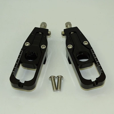 Suitable for Kawasaki Zx-6R 2024-2026 Modified Rear Swingarm Chain Adjuster (Motorcycle frame) - black