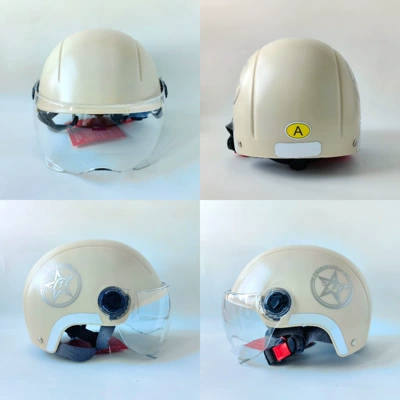 Golden Bell Helmet New National: Motosiklet kaskı (dəbilqə) - five-pointed-star-khaki