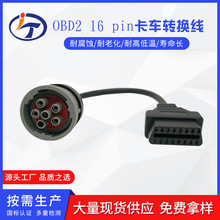 for J1708 6Pin to OBD2 16Pin Female Car ܇DQ