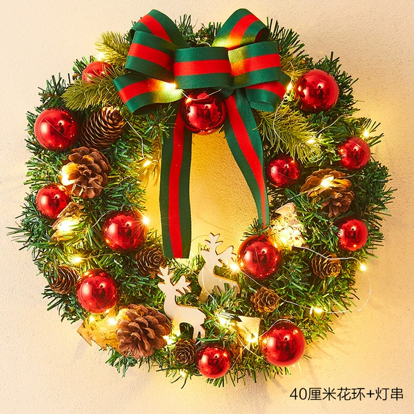 40cm deer garland + light hook