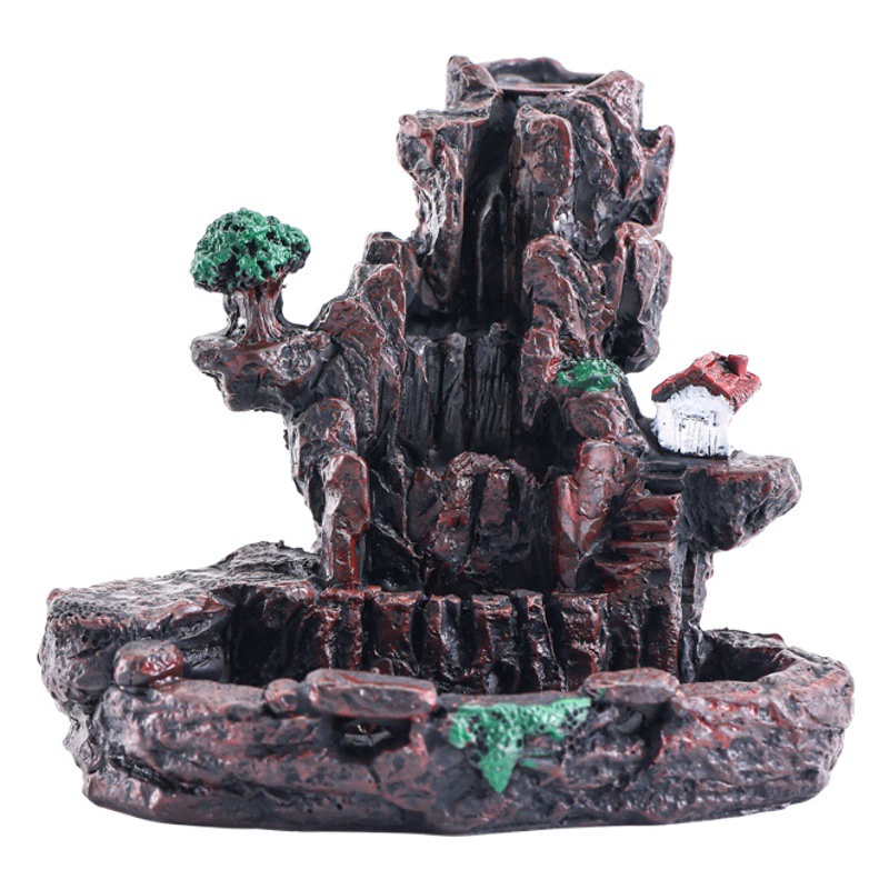 Разнообразные творческие домашние курильницы с обратным потоком высокогорная курильница с проточной водой и облаком Ароматическая горелка Украшения смола Курильница для благовоний