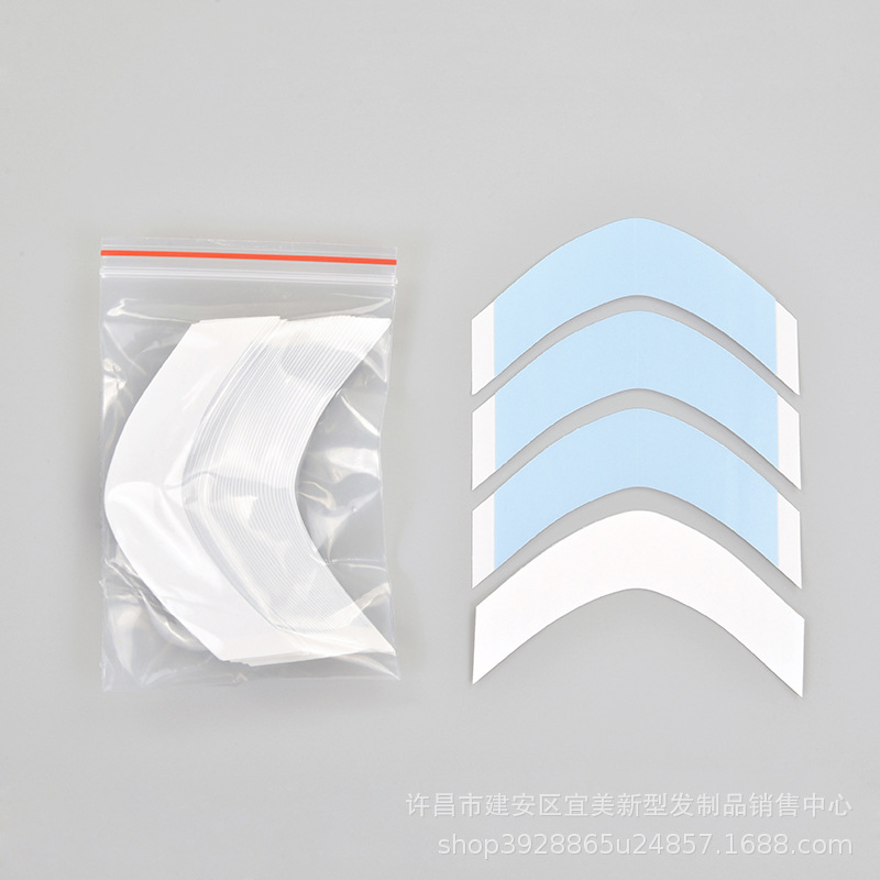 Americano azul caucho encaje sombrero peluca película de doble cara adhesivo reemplazo del cabello tejido del pelo película de proteína biológica delgada súper pegajosa