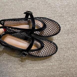 B 96005 Hollow Mary Jane sandals �U�լ�����Ů��Ь
