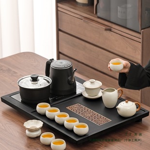 Tea Set Small Tea Table Household Kettle Integrated Tea Tray New Kung Fu Tea Tray Drain D
