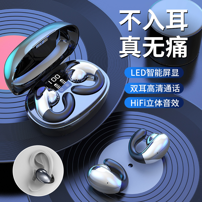 S19-S29-JS270-280 transfronterizo no-en-oído auricular Bluetooth clip de la oreja-montado en la oreja corriendo deportes