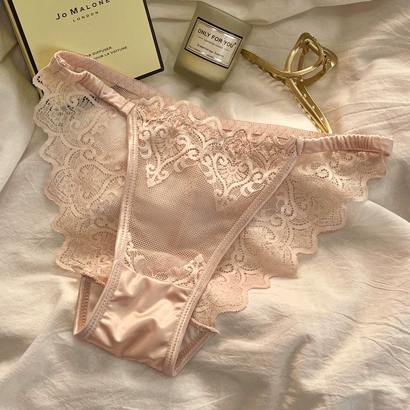  Lace underwear, sexy breathable trousers, comfortable pants, french style, thin strap
