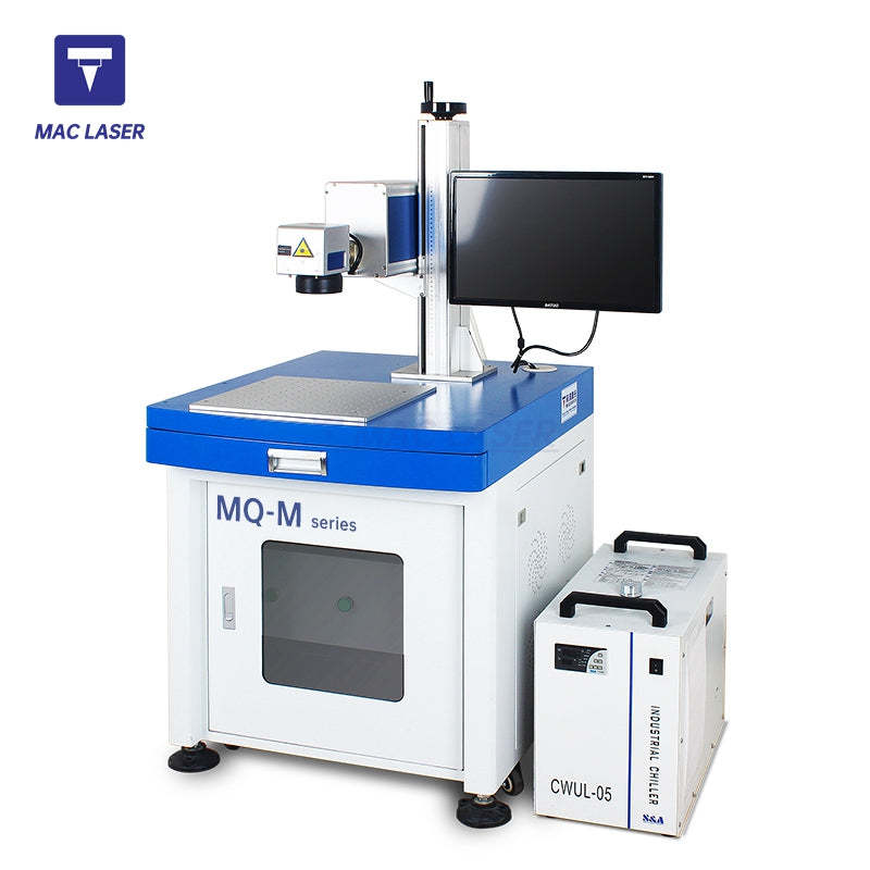 Máquina de marcado láser ultravioleta de fibra óptica hardware plástico grabado máquina de escritorio pequeña máquina de grabado láser máquina de codificación