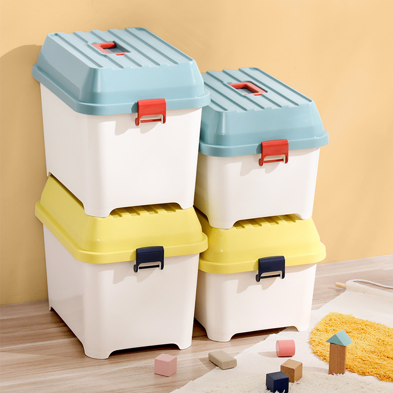 Children's Toy Storage Box Household Plastic Desktop Storage Box Snack Storage Box Baby Colored Mud Building Blocks Organizer Children's Toy Storage Box Household Plastic Desktop Storage Box Snack Storage Box Baby Colored Mud Building Blocks Organizer
